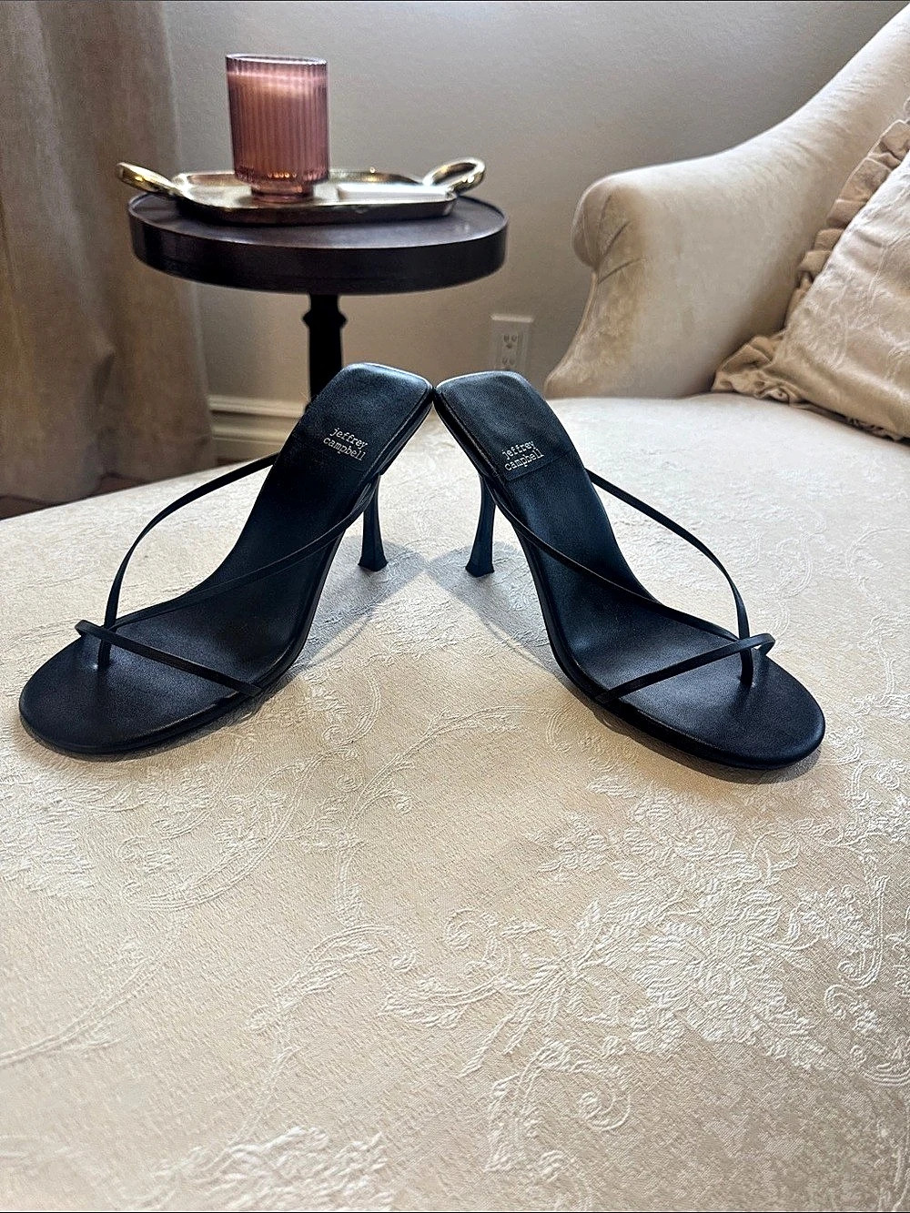 Manolo Blahnik Black Strappy Heeled Sandals